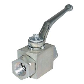 MHA-Zentgraf German Stainless Steel 316 High Pressure Ball Valve, 1 1/2" NPT Female Threaded, up to 6000 PSI (420 Bar), MKHP Type Hydraulic Flow Control Valve, 2 Port Shut-Off Valve