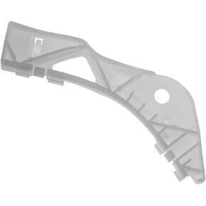 Front Left Driver Side Bumper Bracket Slide Insert Mounting Retainer Fascia, White, Plastic/Replacement for 2003-2008 Mazda 6 GJ6A50E12C MA1042102