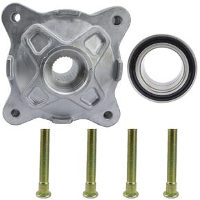 Wheel Hub, 1.73inch ID Wheel Stud and Bearing Service Repair Kit Front Left Right for Polaris UTV RZR 570, RZR 800, RZR S 800 Replaces 5137219 3514699 7518654, 2 Sets