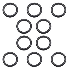 Bettomshin 10Pcs Nitrile Rubber O-Rings, 40mm OD 30mm ID 5mm Width, Metric Buna-Nitrile Sealing Gasket Washer for Faucet Household Pipeline Pressure Relief Valve Hydraulic Pipeline Black
