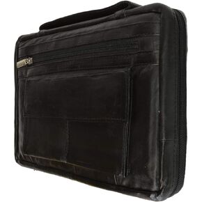 Marshal Leather Book Covers/Bible Covers with Handle (Medium)