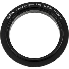 Macro Reverse Ring 55mm Compatible with Canon RF - Camera Mount to 55mm Filter Thread Adapter for Canon RF Mount Mirrorless Cameras