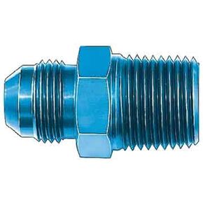 Aeroquip FCM2009 Blue Anodized Aluminum -10AN to 1/2" NPT Pipe Fitting