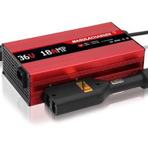 36Volt 18Amp Golf Cart Battery Charger for EZGO-D Style Plug, 36V Trickle Charger for EZ-go TXT, 900W Replace PowerWise Golf Charger, Smart Charger for Lead Acid/AGM/Gel Batteries, 4-6h Full Charge
