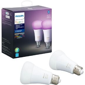 Philips Hue Premium Smart Bulbs, 16 Million Colors, for Most Lamps & Overhead Lights, Hub Required, Compatible with Alexa, Apple HomeKit and Google Assistant (2 Pack) in Saudi Arabia