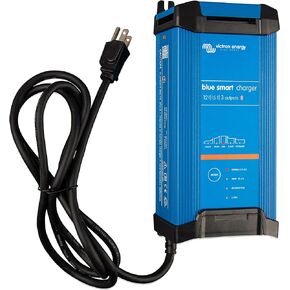 Victron Energy Blue Smart IP22 12-Volt 15 amp 120VAC, 3 Output Battery Charger NEMA 5-15, Bluetooth