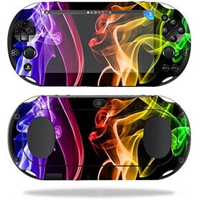 MightySkins Skin Compatible with Sony PS Vita (Wi-Fi 2nd Gen) wrap Cover Sticker Skins Bright Smoke