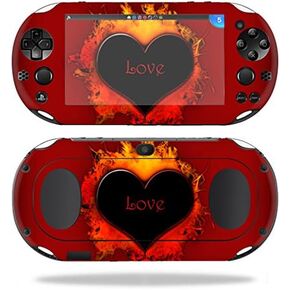 MightySkins Skin Compatible with Sony PS Vita (Wi-Fi 2nd Gen) wrap Cover Sticker Skins Love