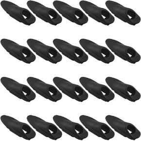 20PCS Black Bike Brake Derailleur Shifter Housing Grommets Internal Wiring Routing Kits Frame Plugs Bicycle Frame Embedded Single Hole Buckle Internal Cable Routing Kit Bicycle Frame Plugs
