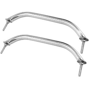 Boat Handle Grab 316 Stainless Steel Marine Grade Handles 8-5/8" Long 2PCS,Marine Handle Hand Rail,Boat Grad Rail, Heavy-Duty Stainless Steel Grab Handle