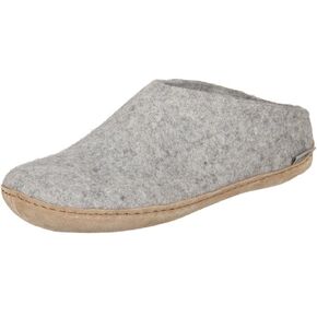 Wool Slip-On Leather Outsole Grey EU 38 (US Women's 7.5-8) Medium