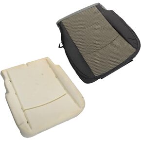 WFLNHB Front Left Driver Side Bottom Cloth Seat Cover and Sponge Cushion Replacement for 2009-2012 Dodge Ram 1500 SLT