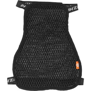 Motoforti 36x27cm Size S Motorcycle Seat Cover Breathable Single Layer Motorbike Scooter Seat Cushion Pad 3D Mesh Protector Black
