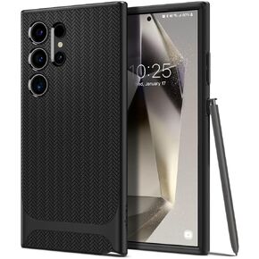 Spigen Neo Hybrid Designed for Galaxy S24 Ultra Case (2024) [Military-Grade Protection] - Black