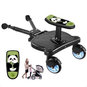Universal Stroller Board with Detachable Seat,Stroller Board,Buggy Board Suitable for Most Brands of Strollers, Holds Children Up to 55lbs (Blue)