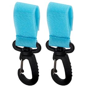 Baby Stroller Hooks Clip Universal Stroller Clips Stroller Accessories Hook Mommy Hook for Stroller Perfect for Shopping Cart,Stroller,Rollator,Bicycles,etc, 2Pcs Rose red
