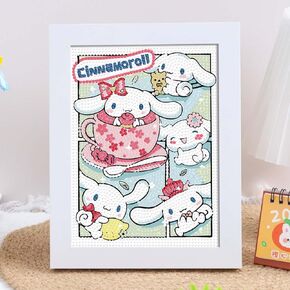 مجموعات رسم الماس الكرتونية اللطيفة من Akutoer، طلاء Kawaii بالألماس، فنون وحرف الأحجار الكريمة، لوازم الطلاء DIY مع إطارات لديكور المنزل (Cinno) in Kuwait