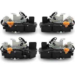 4Pcs Front & Rear Door Lock Actuators Compatible with Sierra Yukon Silverado Tahoe 2007-2009 931-304 15785123