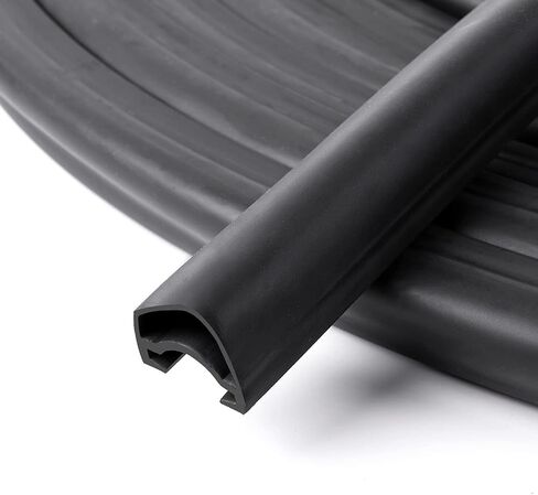 RV Slide Out Seal 1 × 15/16 بوصة × 40 قدمًا على شكل حرف D RV حشوات منزلق للخارج 018-312-EKD سدادة مطاطية بديلة لـ RV Camper Slide Out - أسود in Kuwait