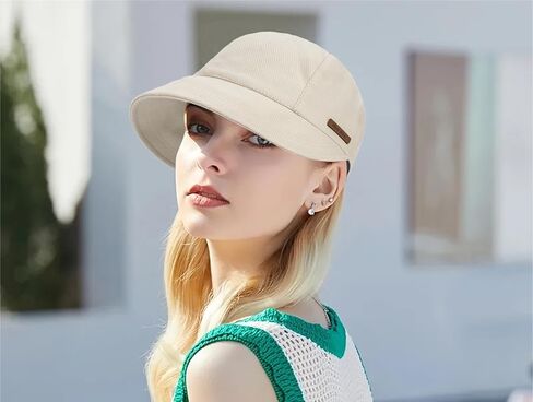 قبعة بيسبول نسائية صيفية من القطن قابلة للتعديل - قبعة مرنة بحافة قابلة للطي - قبعة شمسية للجري - جولف - رياضة - بلغت ذروتها - قبعة للمشي لمسافات طويلة in Kuwait
