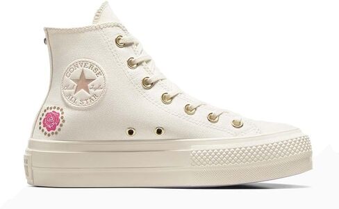 حذاء رياضي Chuck Taylor GemHigh Lift للنساء من Converse، Gemwhite، 8 in Saudi Arabia