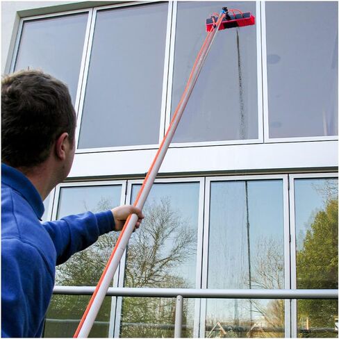Solar Panel Cleaning Brush, 26 FT Adjustable Water Fed Pole Cleaning Kit, Solar Panel Cleaning Pole and Outdoor Window Washing Equipment in Saudi Arabia