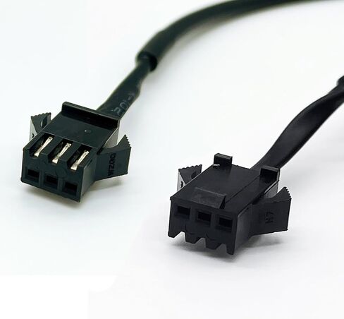 كابل أنثى ARGB، كابل تمديد ARGB 1 إلى 1، كابل تمديد RGB رقمي قابل للعنونة 5 فولت 3 دبابيس، كابلات ARGB PC، 11.8 بوصة، 3 عبوات in Kuwait
