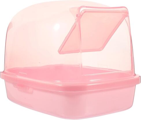 POPETPOP الهامستر الرمال الحمام شينشيلا رمل المرحاض الصغيرة الحيوانات الأليفة الرمال حمام البيت البلاستيك حوض الاستحمام صندوق دش لجربيل غينيا الخنازير الفئران القنفذ السنجاب in Kuwait