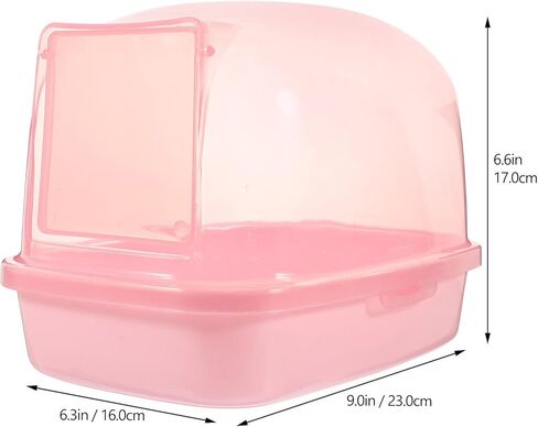 POPETPOP الهامستر الرمال الحمام شينشيلا رمل المرحاض الصغيرة الحيوانات الأليفة الرمال حمام البيت البلاستيك حوض الاستحمام صندوق دش لجربيل غينيا الخنازير الفئران القنفذ السنجاب in Kuwait