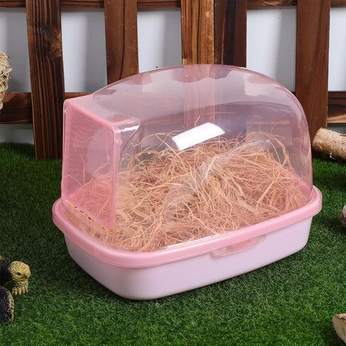 POPETPOP الهامستر الرمال الحمام شينشيلا رمل المرحاض الصغيرة الحيوانات الأليفة الرمال حمام البيت البلاستيك حوض الاستحمام صندوق دش لجربيل غينيا الخنازير الفئران القنفذ السنجاب in Kuwait