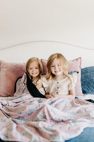 Copper Pearl Jumbo Premium Knit 3 Layer Stretchy Throw Blanket Haven in Saudi Arabia