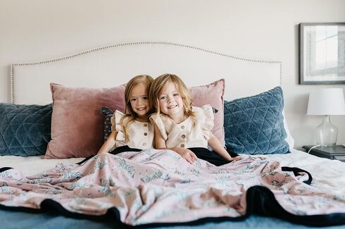 Copper Pearl Jumbo Premium Knit 3 Layer Stretchy Throw Blanket Haven in Saudi Arabia
