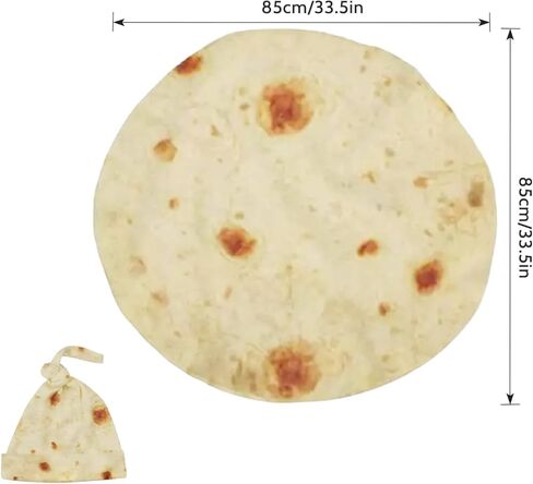 Camidy Burrito Swaddle Blanket with Hat Set, Tortilla Baby Swaddles Up Newborn Soft Sleep Sacks Funny Shower for Baby Gifts Boys Girls in Kuwait