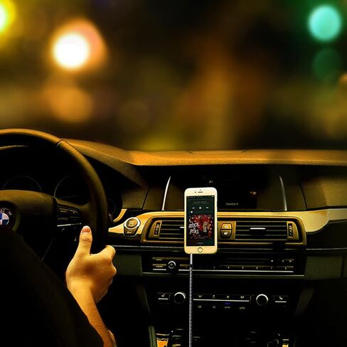 Oluote Headset Splitter Headphone Mic Y Adapter Cable,TRRS Male to 2 TRS Female Microphone and Headphone Cable, Compatible for PS4 Xbox Laptop PC Smartphone etc (32.8FT) in Kuwait