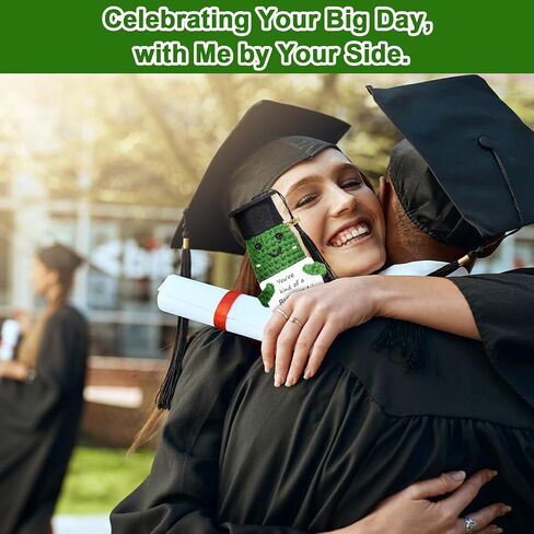 AICase 2024 Graduation Gifts Emotional Support Pickle with Base, Handmade Positive Crochet Cute Decorative Cool Funny College Graduate Grad Gifts for Women/Men/Her/Him/Male/Female/Adult in Saudi Arabia