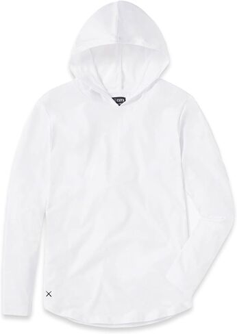 Cuts Clothing Men's AO Hooded Long Sleeve Curve Hem Shirt in Saudi Arabia