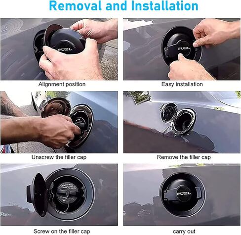 Moonlinks Fuel Filler Door Cap Compatible with 2008-2023 Dodge Challenger Gas Cover Cap Vapor Edition,Fuel Filler Door Cap for 68250120AA,Car Fuel Tank Filler Door Cover Replacement Carbon Fiber in Saudi Arabia