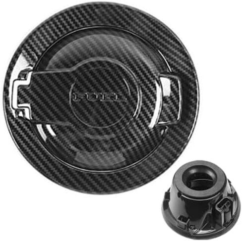 Moonlinks Fuel Filler Door Cap Compatible with 2008-2023 Dodge Challenger Gas Cover Cap Vapor Edition,Fuel Filler Door Cap for 68250120AA,Car Fuel Tank Filler Door Cover Replacement Carbon Fiber in Saudi Arabia