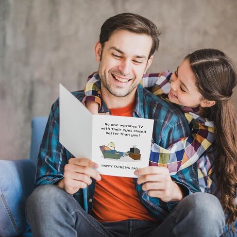 بطاقة عيد الأب المضحكة للجد، بطاقة هدية مضحكة للجد من الأطفال، بطاقة حب لحفيد الحفيد للجد in Kuwait