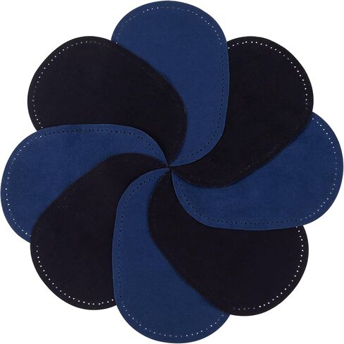 Elbow Patches for Sweaters 8pcs, Sew-On Fabric Repair Patch Oval Elbow Knee Patches for Puffer Down Jackets Shirts Trousers Coat Clothing Holes Fixing in Saudi Arabia