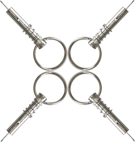 DNB Quick Release Pin - 8 Pcs Marine Grade 316 Stainless Steel 1/4" Diameter Bimini Top Pins - with Pull Ring in Saudi Arabia