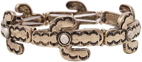 سوار نسائي من Rosemarie & Jubalee على الطراز الغربي بتصميم Concho قابل للتمدد، مقاس 7 بوصات in Kuwait