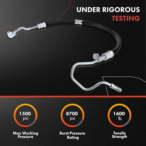 خط خرطوم خزان التوجيه المعزز A-Premium متوافق مع Jeep Wrangler 1991-1995 Cherokee 1991-1996 Comanche 1991-1992 Volkswagen Corrado 1992-1995 in Kuwait