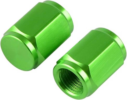 Blue Tire Caps - Premium CNC Aluminum Valve Stem Caps (2-Pack) | Universal Valve Stem Cover Caps for Motorcycles, Bikes, ATVs, Cars & Trucks (Blue) in Saudi Arabia