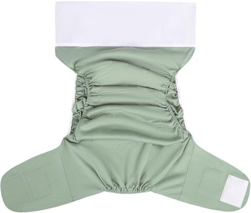 Reusable Waterproof Adults Diapers Protective Incontinence Underwear Nappies Overnight Adjustable Leakproof Senior Care Diaper Pants Absorbent Briefs for Elderly Limited Mobility Bedridden in Saudi Arabia