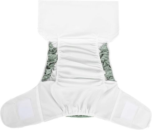 Reusable Waterproof Adults Diapers Protective Incontinence Underwear Nappies Overnight Adjustable Leakproof Senior Care Diaper Pants Absorbent Briefs for Elderly Limited Mobility Bedridden in Saudi Arabia