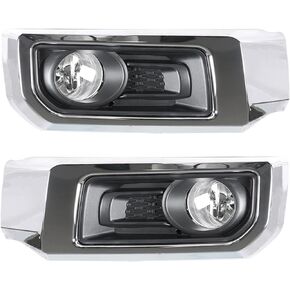 labwork 1 Pair Fog Lights Assembly Replacement for Toyota 4Runner Limited 2014-2021 Clear Lens with Bulbs and Bezels Driving Fog Light Lamp Driver and Passenger Side