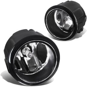 DNA MOTORING FL-ZTL-210-CH Fog Light Driver & Passenger Side Enhance visibility [Compatible with 09-14 Nissan Cube / 11-14 Juke/Quest / 09-14 Murano ]