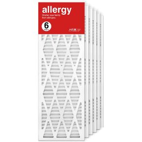 AIRx Filters 12x36x1 Air Filter MERV 11 Pleated HVAC AC Furnace Air Filter, Allergy 6-Pack, Made in the USA