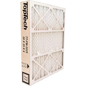 TT-FM-2025 TechPure TTFM2025 Air Filter 20x25x4 Top Tech OEM Cartridge 20 by 25 by 4 in Furnace MERV 11 for Carrier TT-MAC-2522 TT-MAC-2025